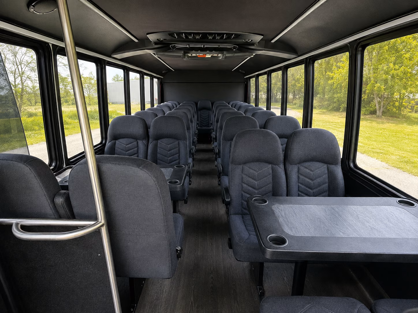 north charleston 18 passenger minibus interior