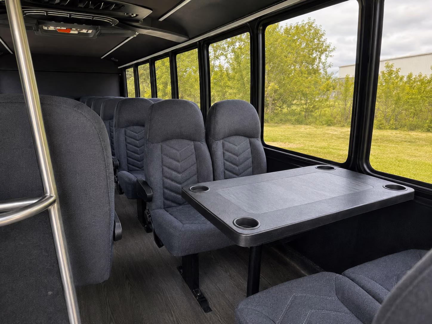 north charleston 20 passenger minibus interior