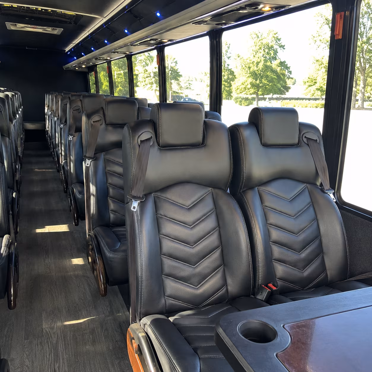 north charleston 35 passenger minibus inside