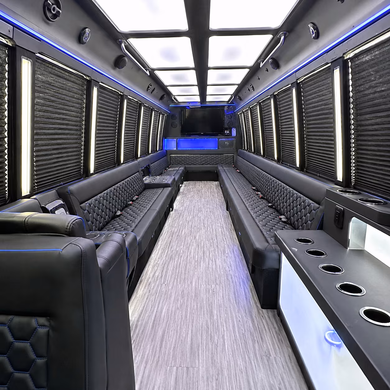 north charleston new years eve party bus rental