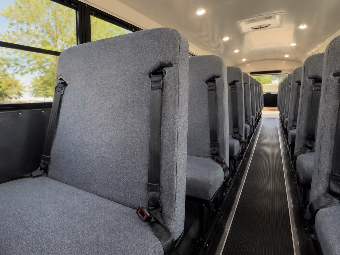 north charleston school bus inside