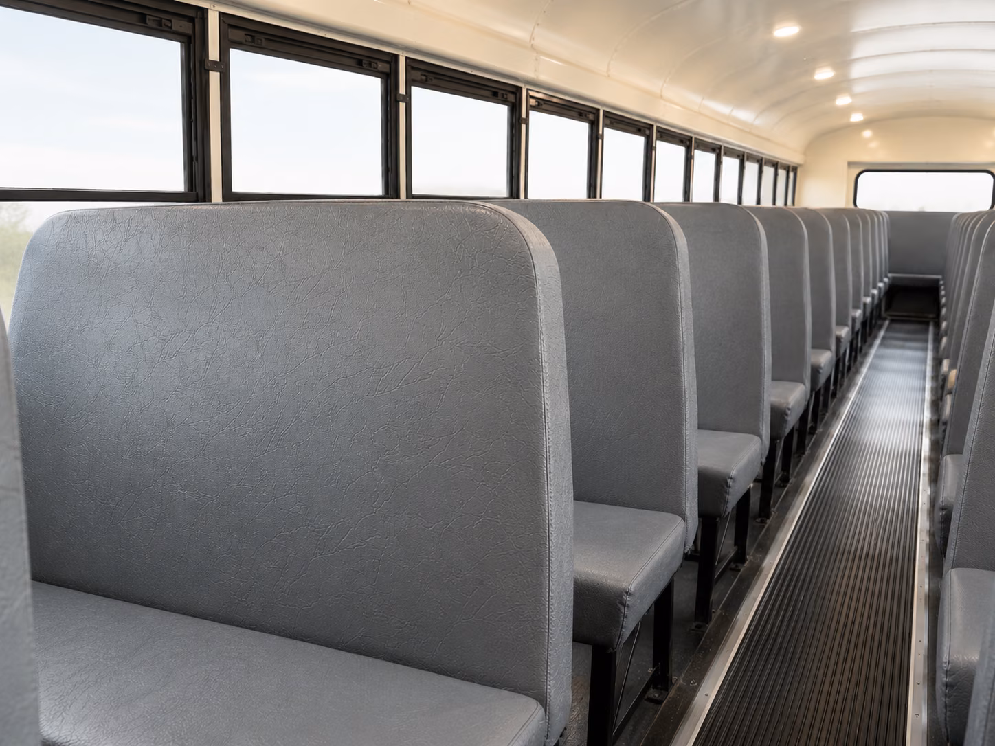 north charleston school bus interior