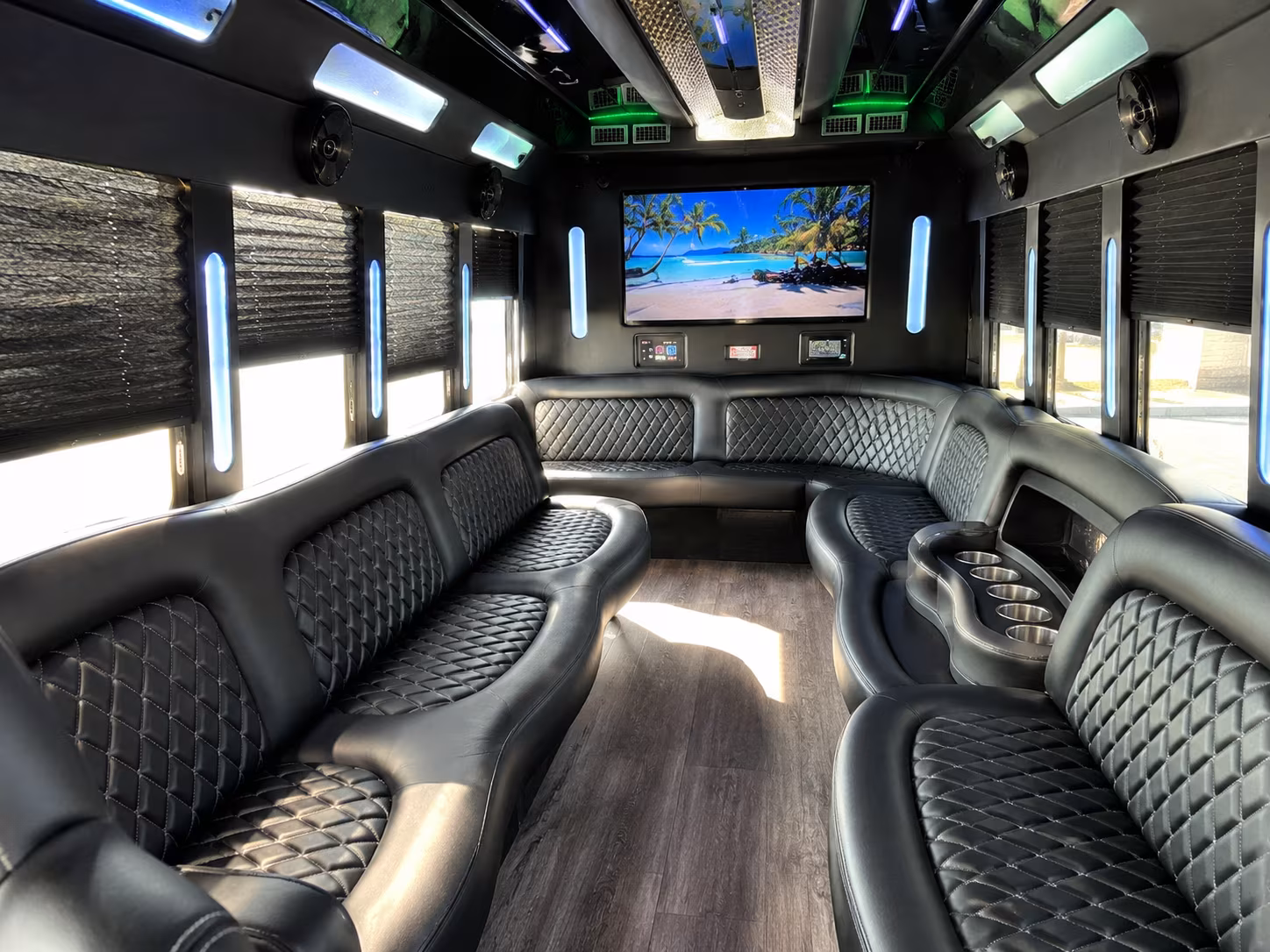 north charleston sporting event party bus rental