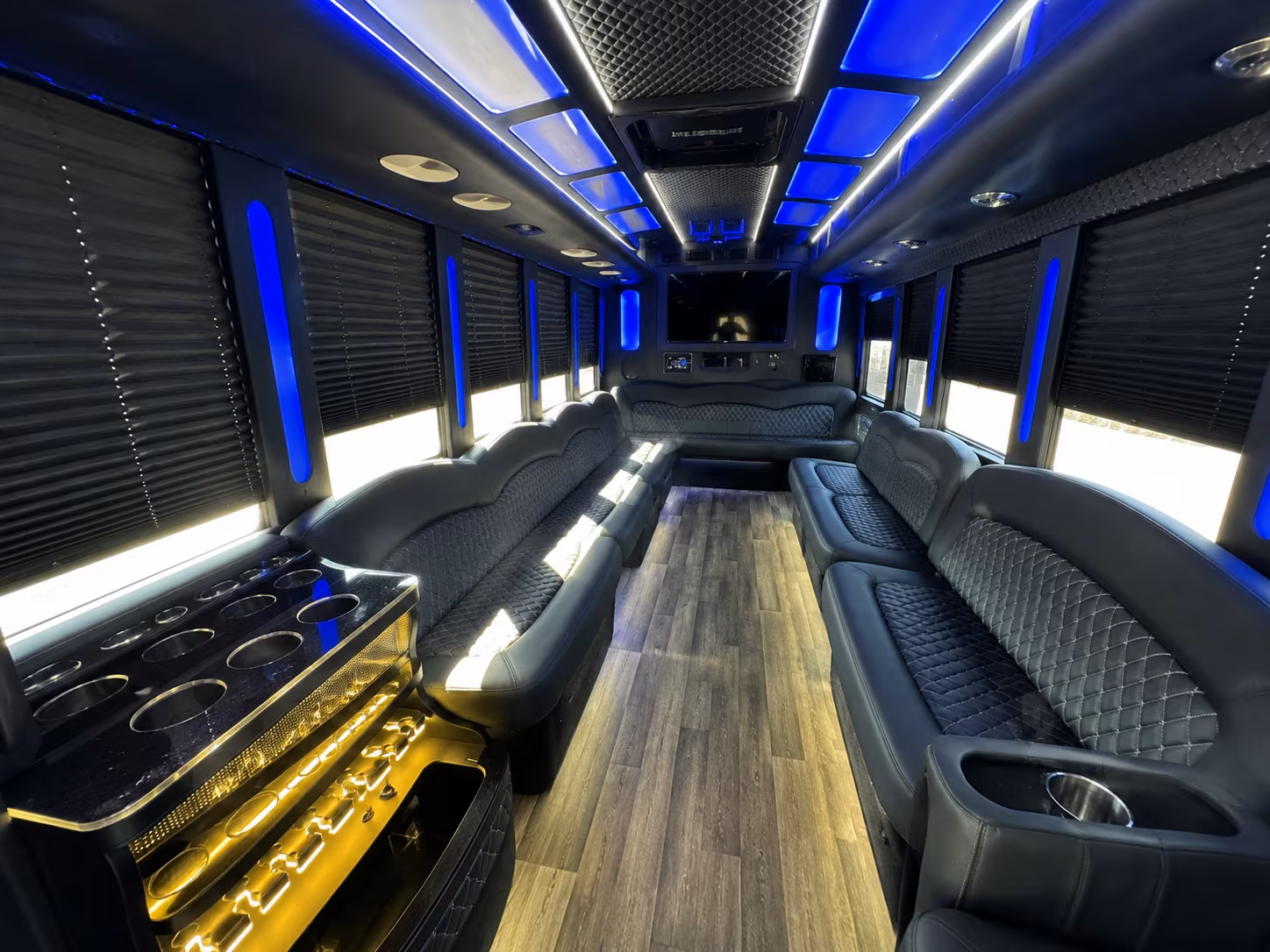 party buses to music festivals at riverfront park and bushy park